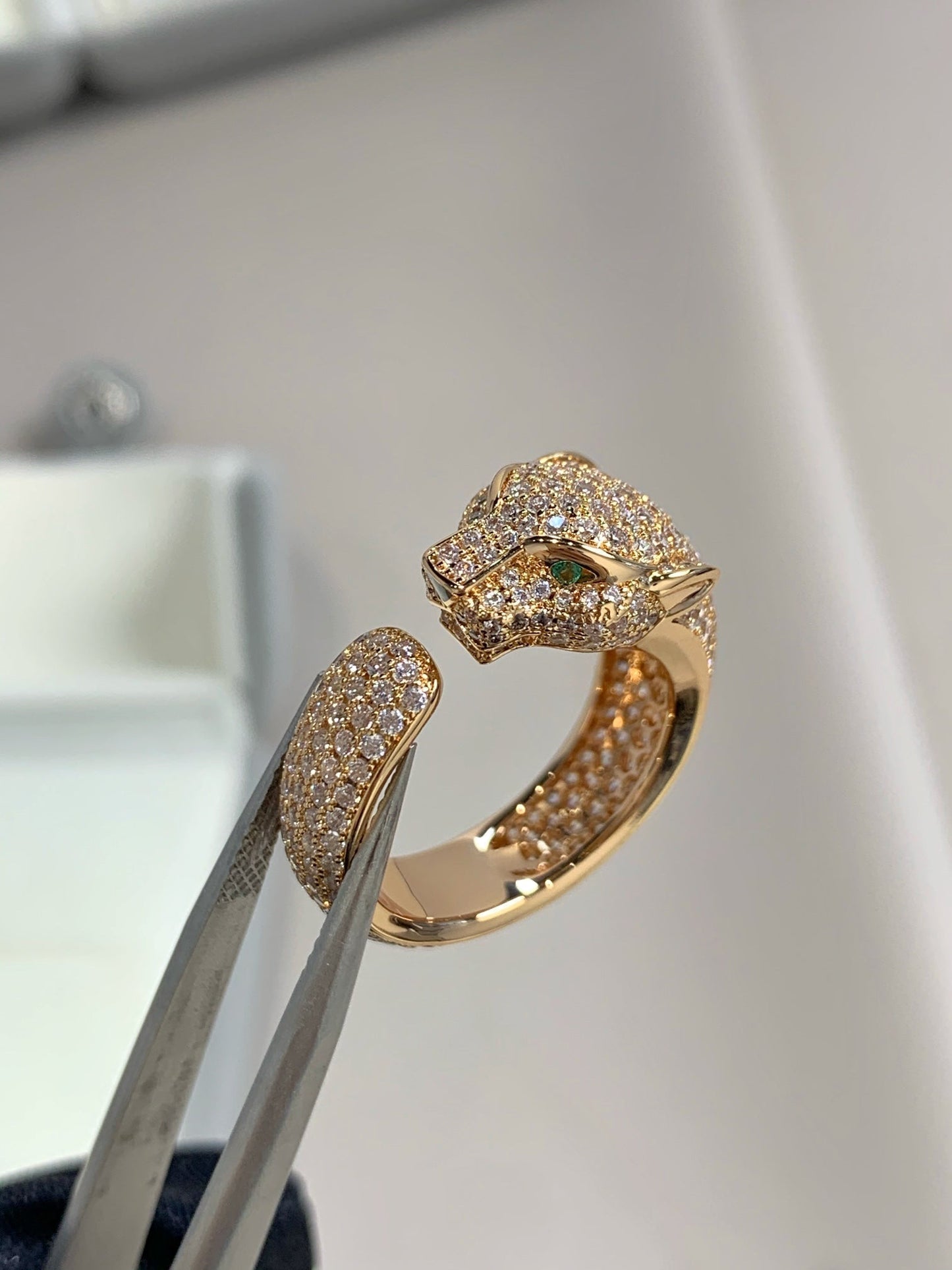 [ECHO ]PANTHERE PINK GOLD DIAMOND RING