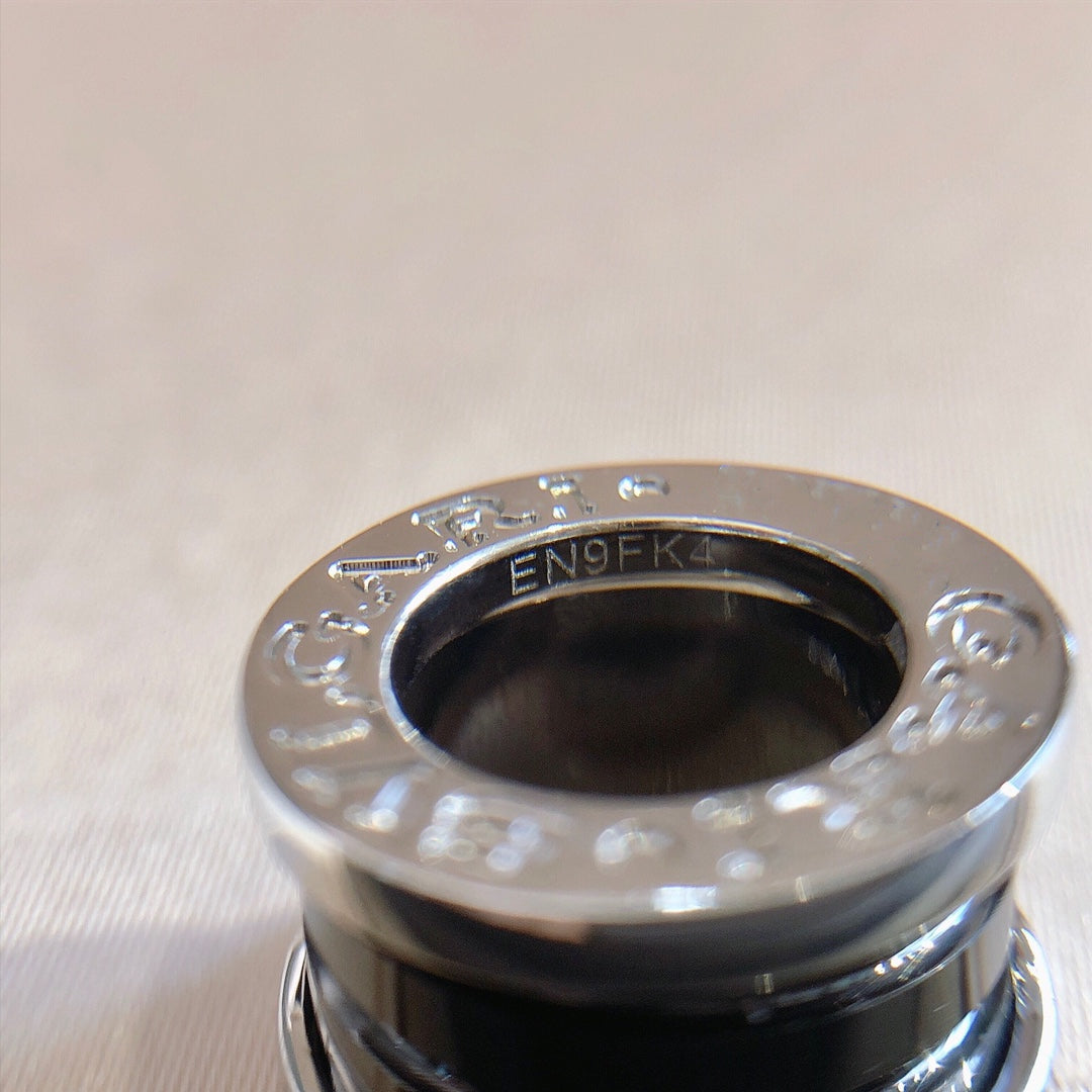 [ECHO ]ZERO 1 BLACK CERAMIC SILVER NECKLACE