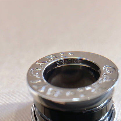 [ECHO ]ZERO 1 BLACK CERAMIC SILVER NECKLACE