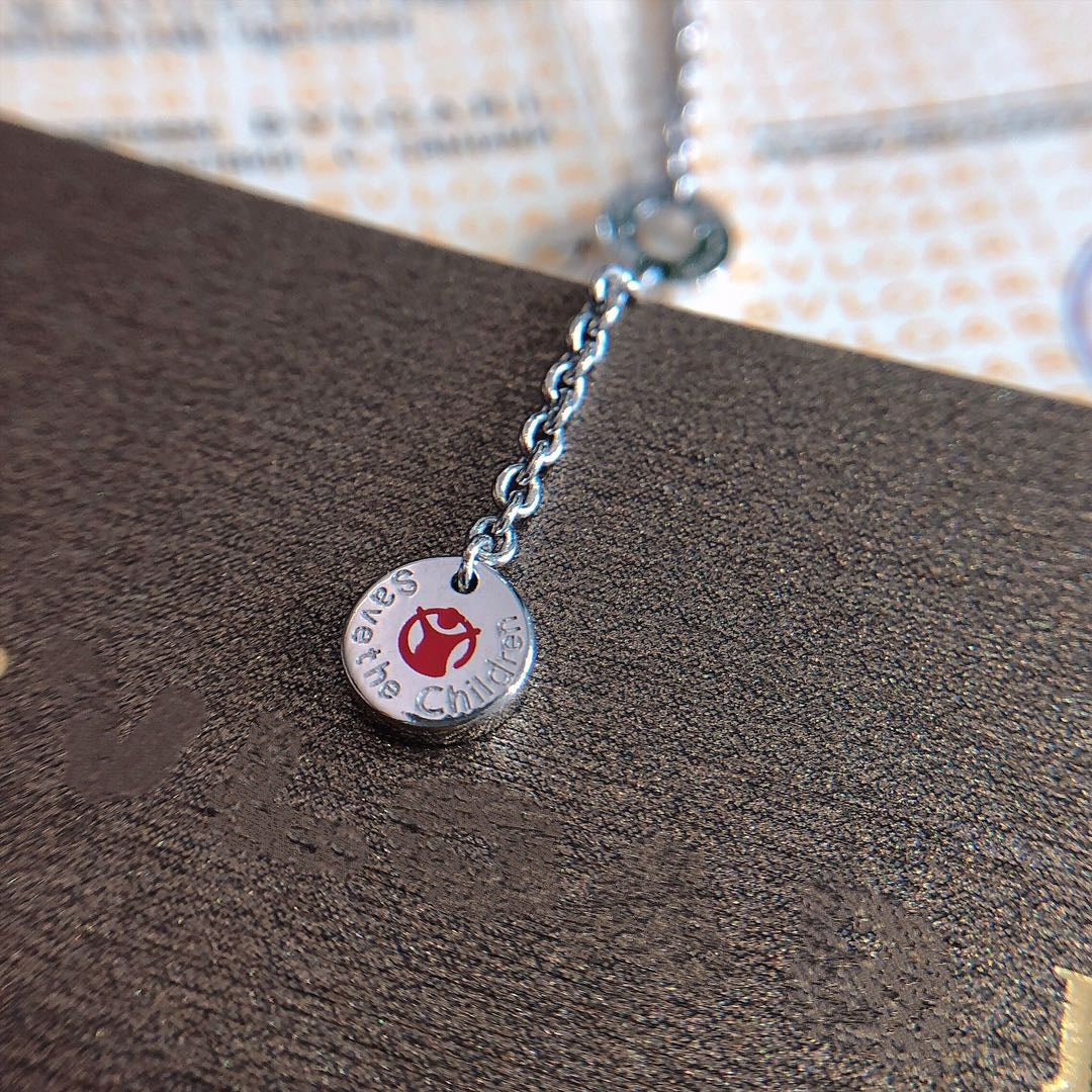[ECHO ]ZERO 1 BLACK CERAMIC SILVER NECKLACE