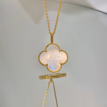 [ECHO ]CLOVER 25MM MOP LARGE PENDANT NECKLACE