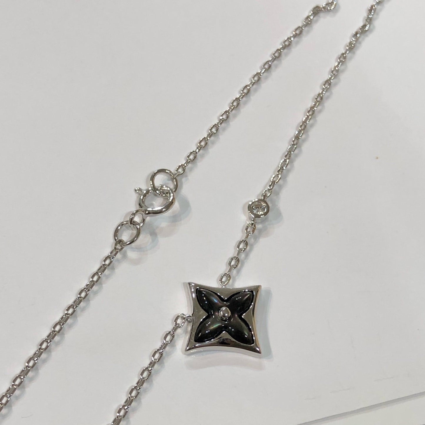 [ECHO ]STAR BLACK MOP NECKLACE