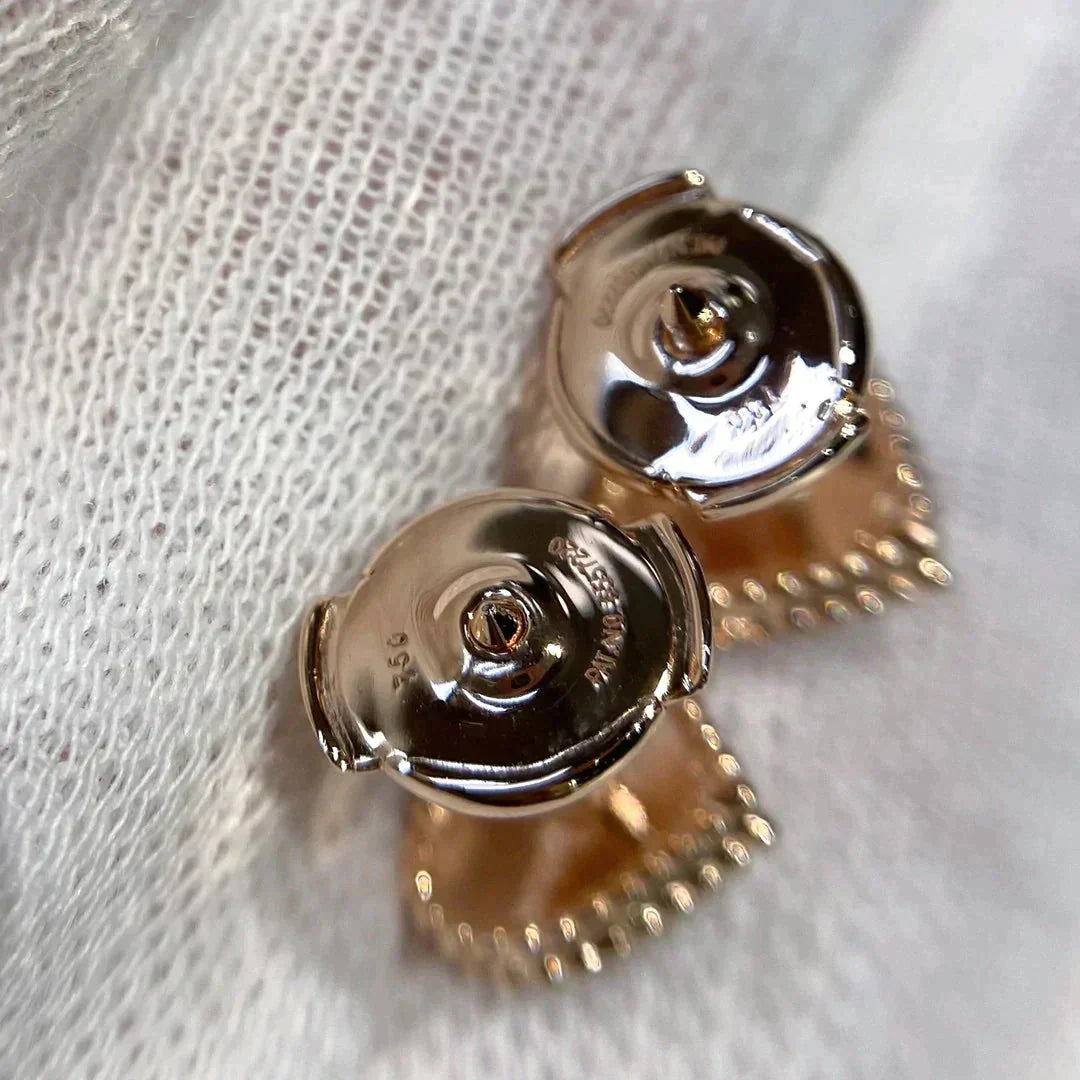 [ECHO ]HEART CARNELIAN STUD EARRINGS