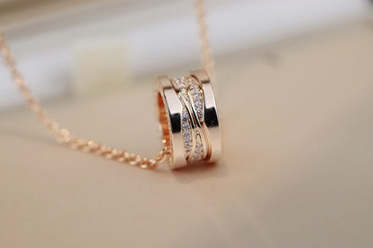 [ECHO ]ZERO 1 PINK GOLD DIAMOND NECKLACE