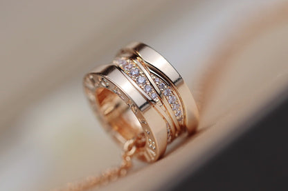 [ECHO ]ZERO 1 PINK GOLD DIAMOND NECKLACE