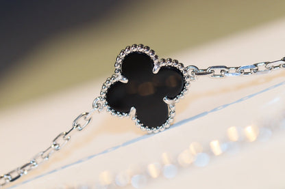 [ECHO ]CLOVER 20 MOTIFS ONYX DIAMOND SILVER