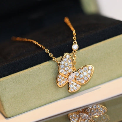 [ECHO ]BUTTERFLY DIAMOND NECKLACE