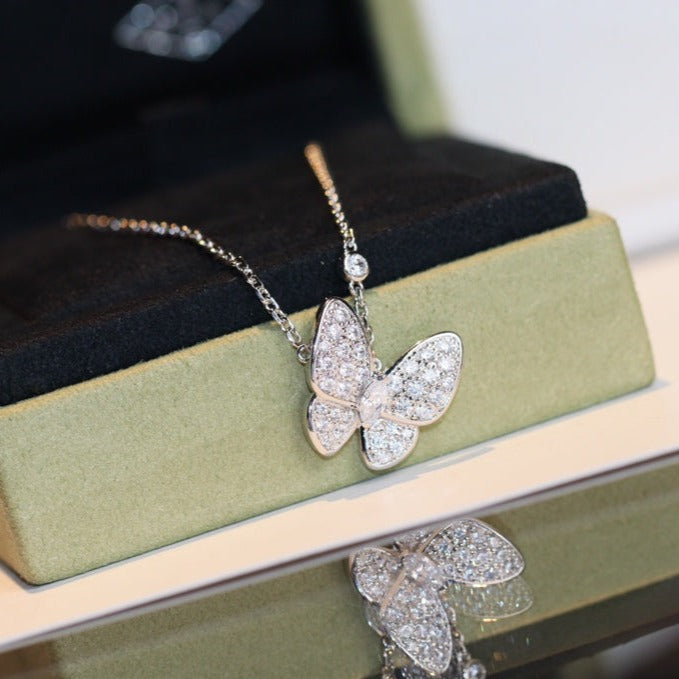 [ECHO ]BUTTERFLY DIAMOND NECKLACE