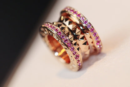 [ECHO ]ZERO 1 ROCK PINK GOLD PINK DIAMOND NECKLACE