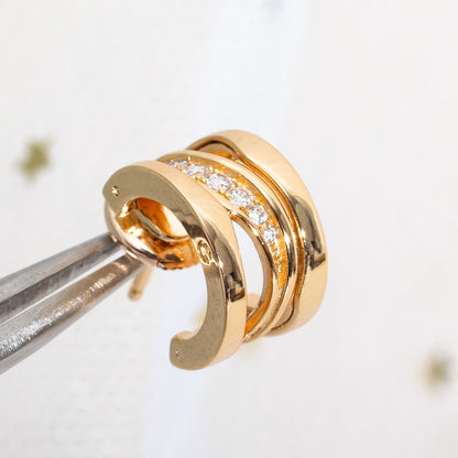 [ECHO ]ZERO 1 PINK GOLD DIAMONDS EARRINGS