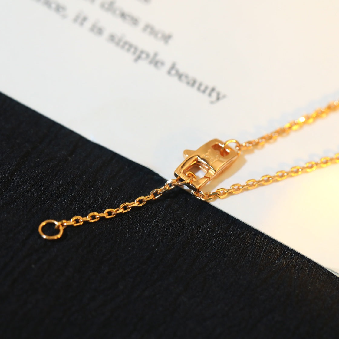 [ECHO ]STAR AND SUN DIAMOND PINK GOLD NECKLACE