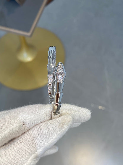 [ECHO ]SERPENTI BRACELET DIAMONDS SILVER