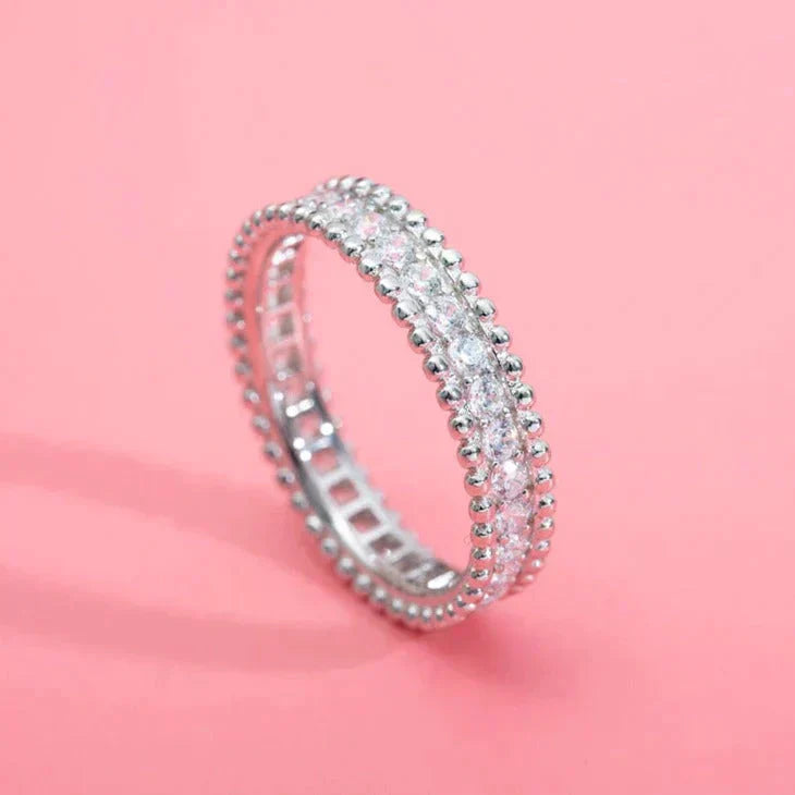 [ECHO ]PERLEE DIAMOND SILVER RING