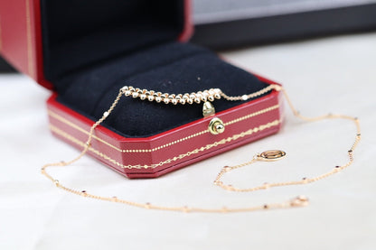 [ECHO ]CLASH PINK GOLD NECKLACE