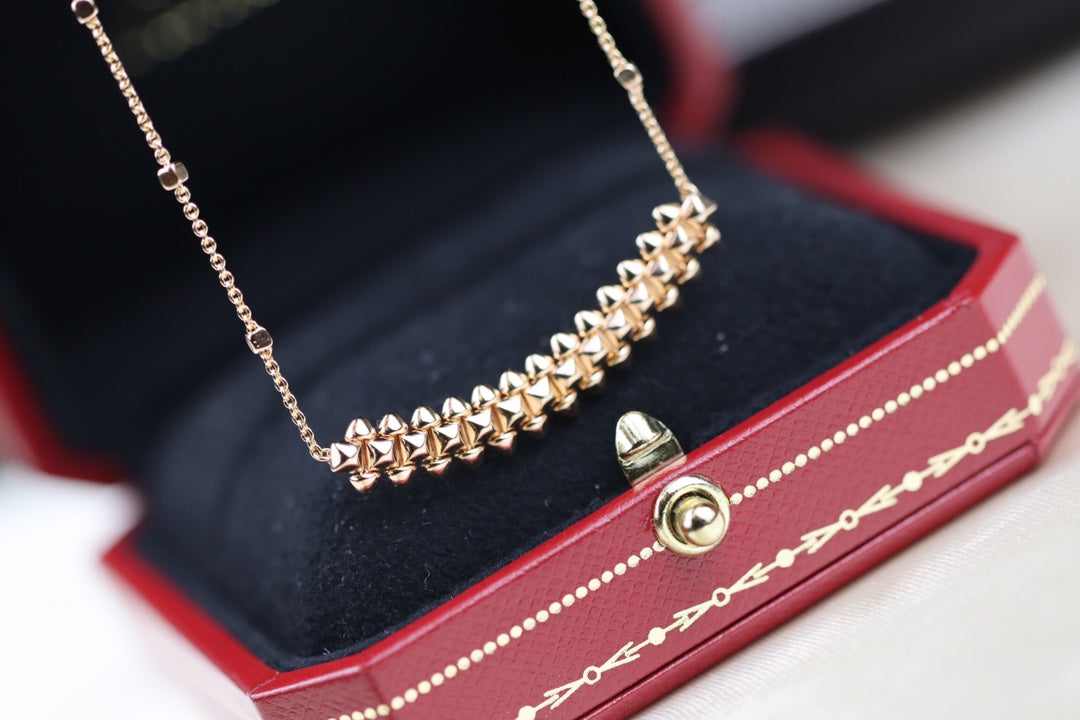 [ECHO ]CLASH PINK GOLD NECKLACE