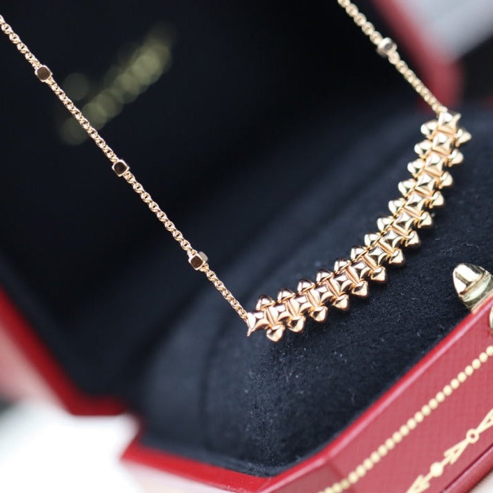 [ECHO ]CLASH PINK GOLD NECKLACE