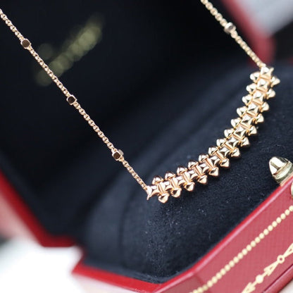 [ECHO ]CLASH PINK GOLD NECKLACE