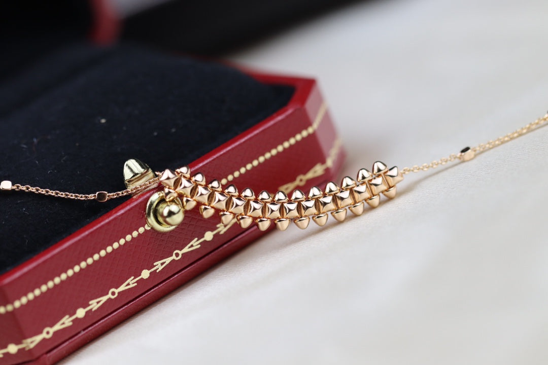 [ECHO ]CLASH PINK GOLD NECKLACE