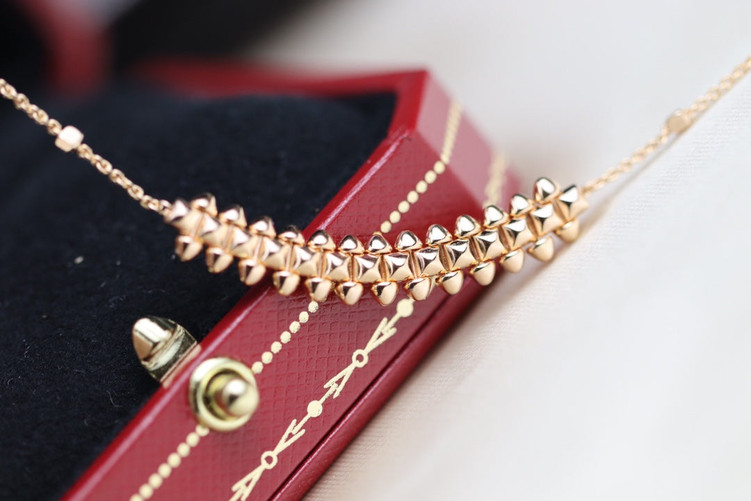 [ECHO ]CLASH PINK GOLD NECKLACE