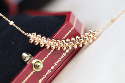 [ECHO ]CLASH PINK GOLD NECKLACE