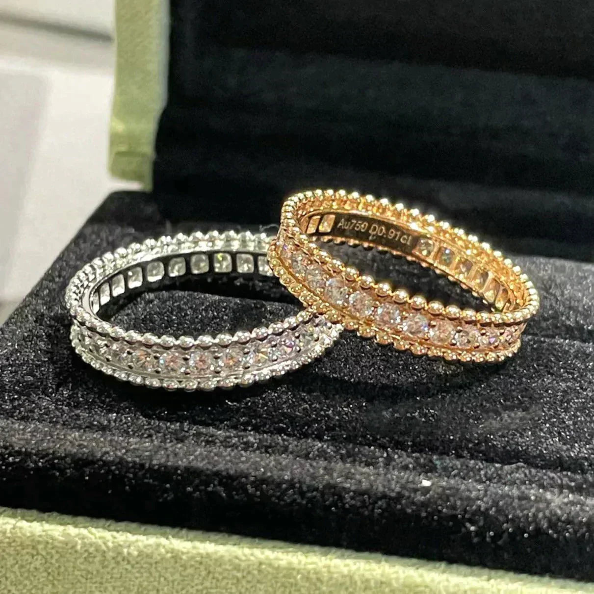 [ECHO ]PERLEE DIAMOND ROSE GOLD RING