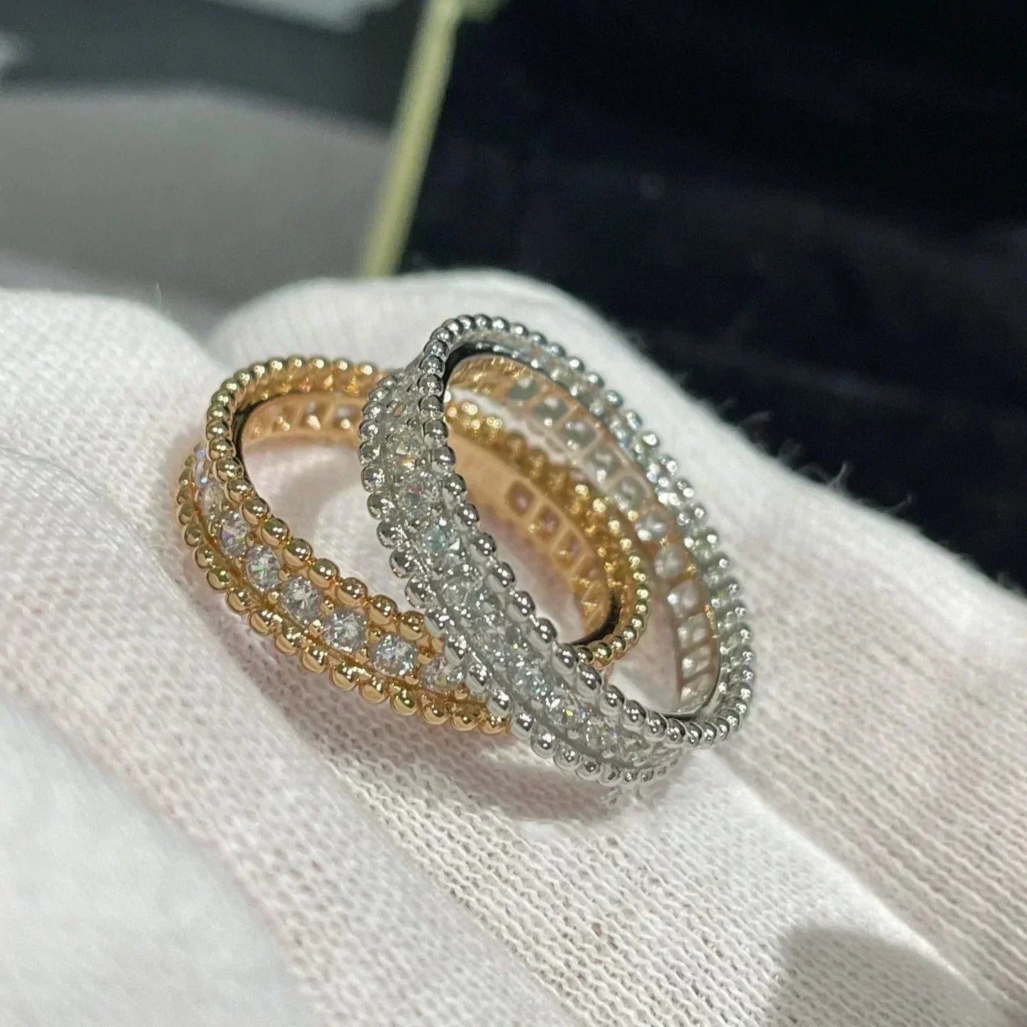 [ECHO ]PERLEE DIAMOND ROSE GOLD RING