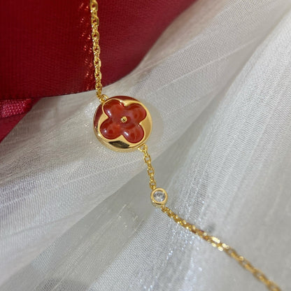 [ECHO ]SUN PEDANT CARNELIAN BRACELET