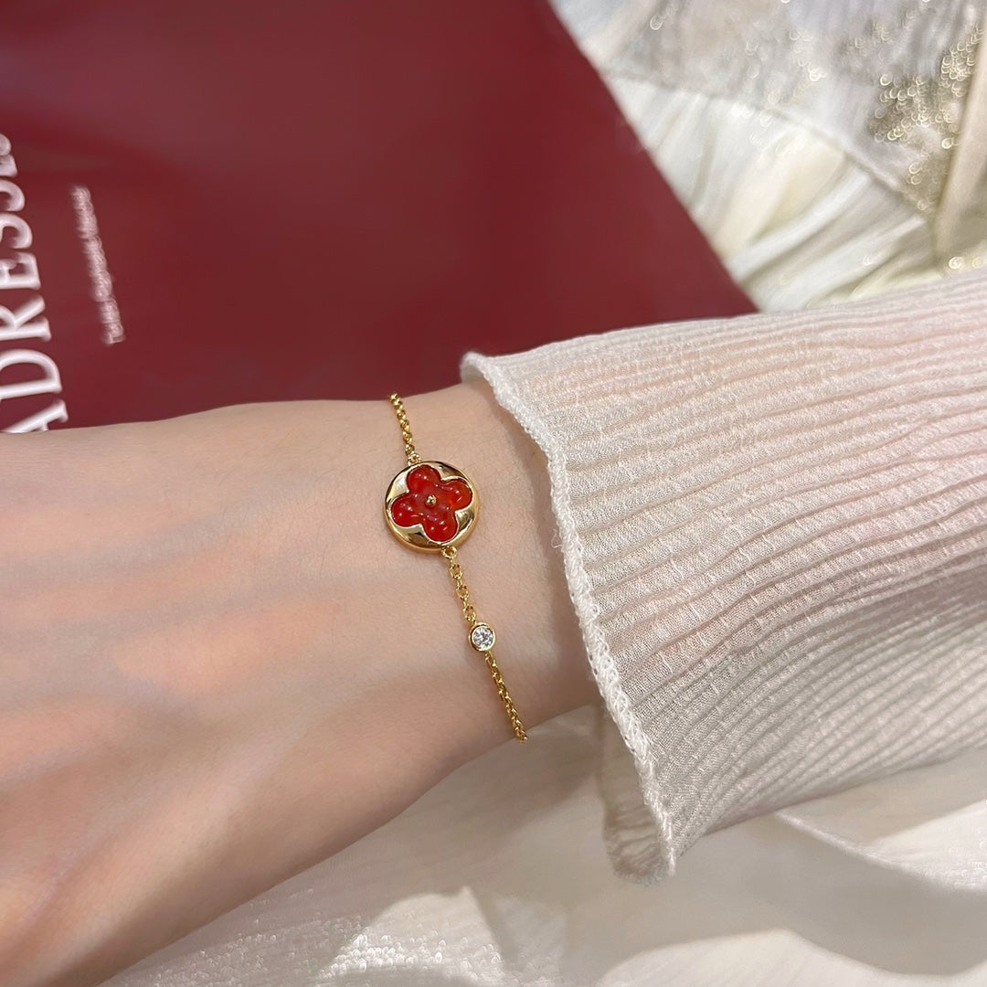 [ECHO ]SUN PEDANT CARNELIAN BRACELET