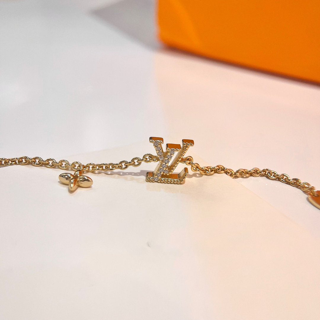[ECHO ]LOGO STAR MOTIF GOLD BRACELET
