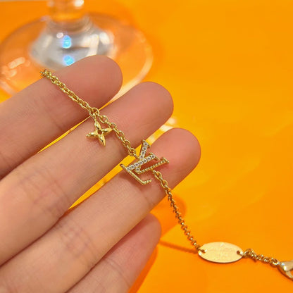 [ECHO ]LOGO STAR MOTIF GOLD BRACELET