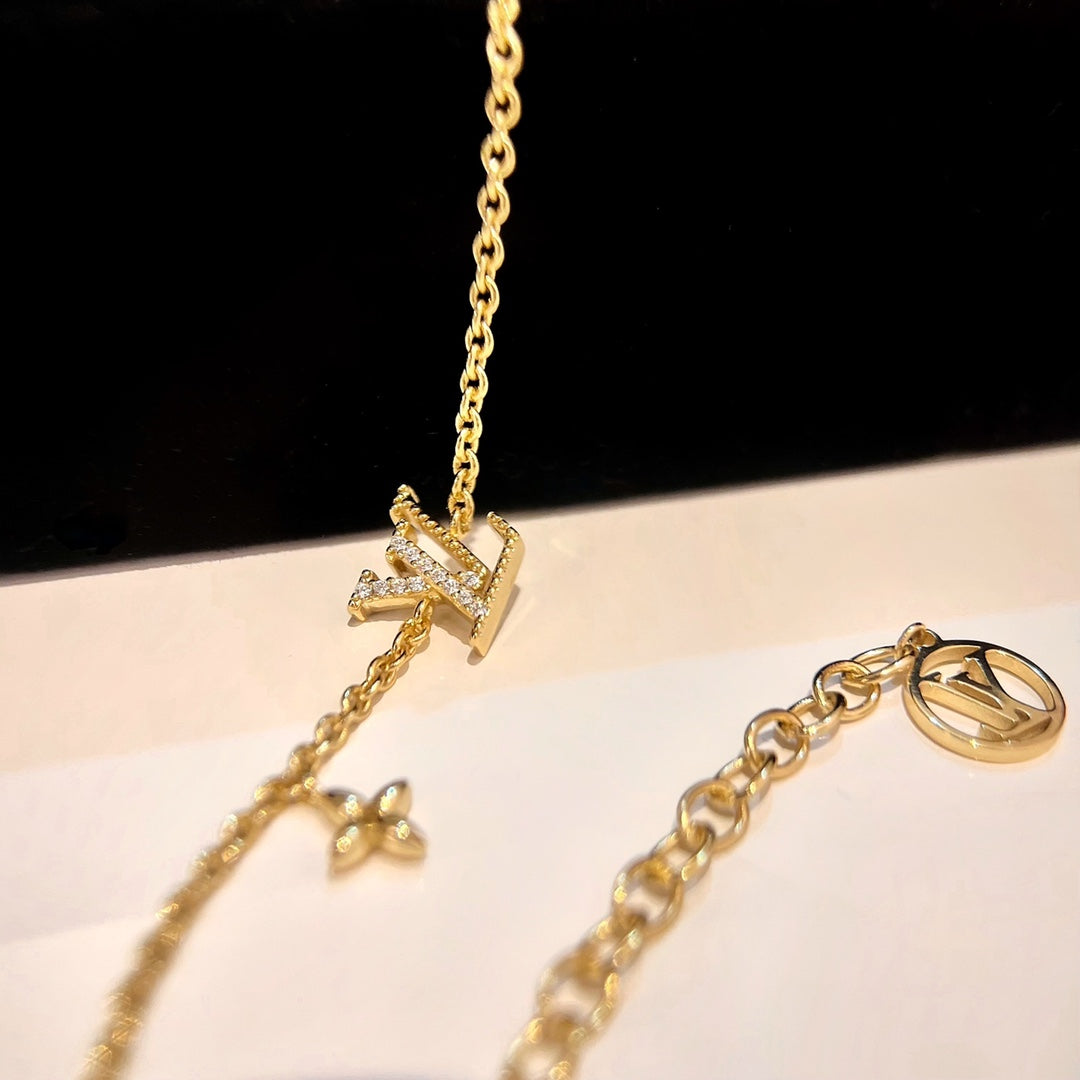 [ECHO ]LOGO STAR MOTIF GOLD BRACELET