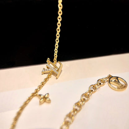 [ECHO ]LOGO STAR MOTIF GOLD BRACELET