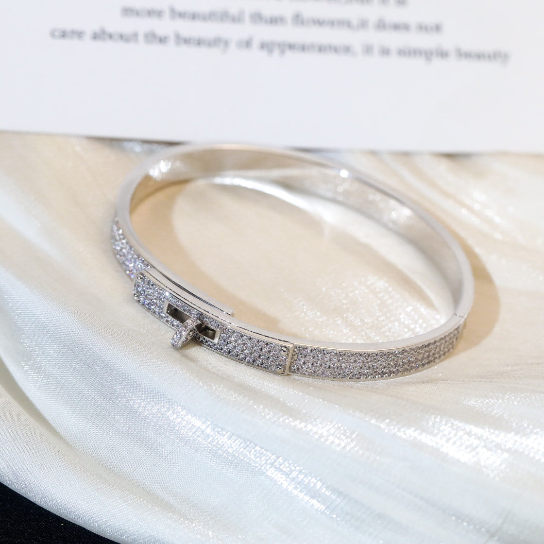 [ECHO ]KELLY BRACELET DIAMOND PAVED