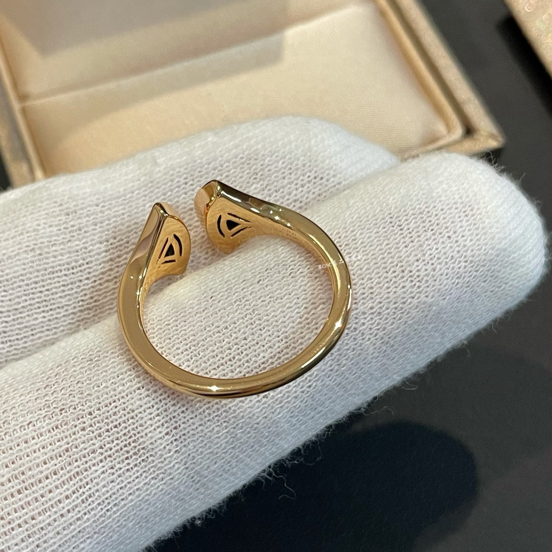 [ECHO ]DREAM MALACHITE DIAMOND OPEN RING