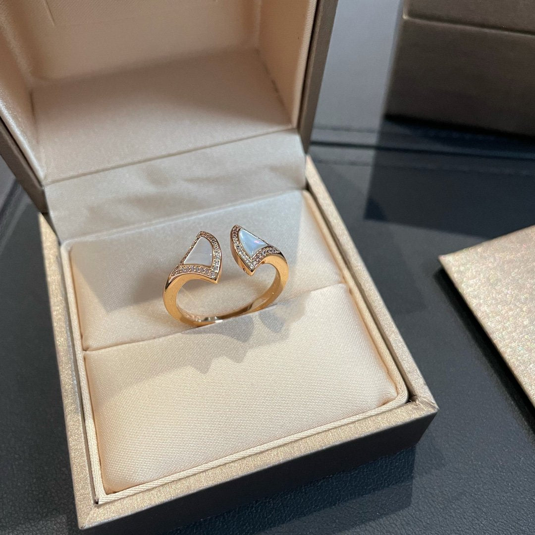 [ECHO ]DREAM MOP DIAMOND OPEN RING