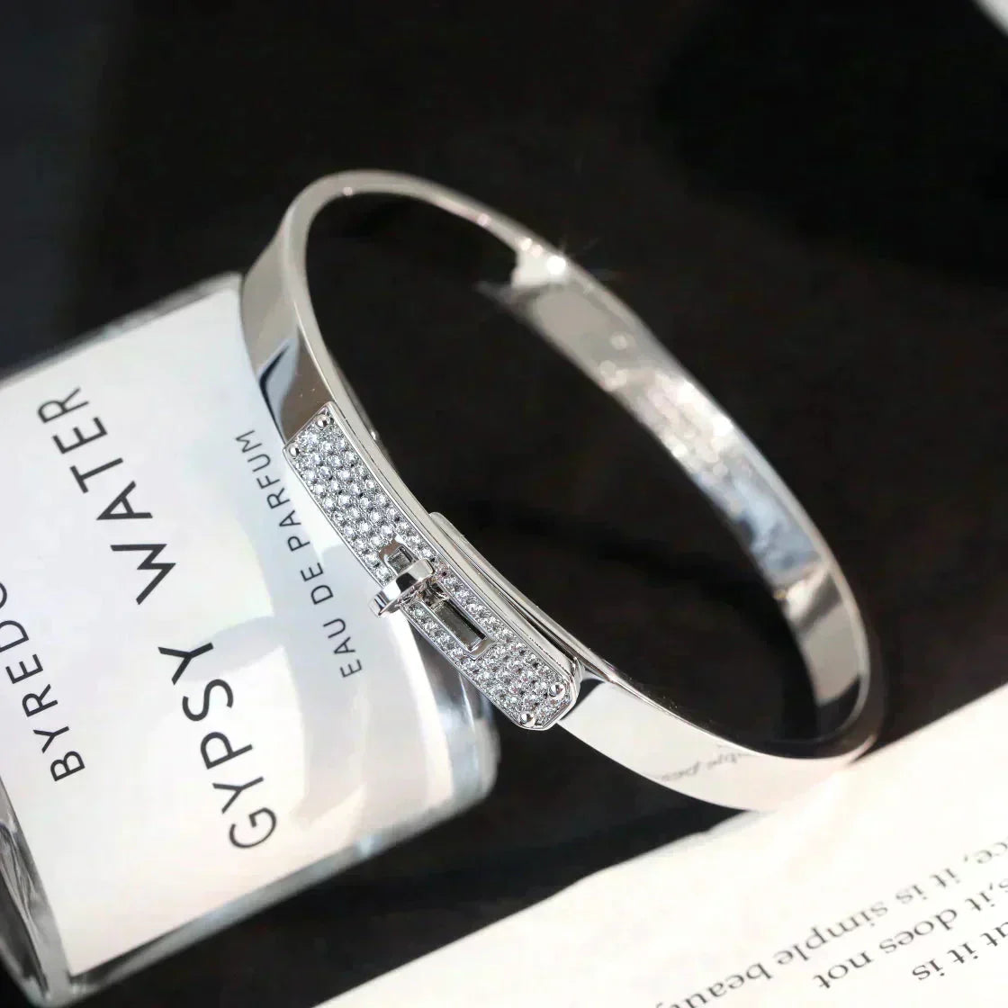 [ECHO ]KELLY SILVER DIAMOND BRACELET