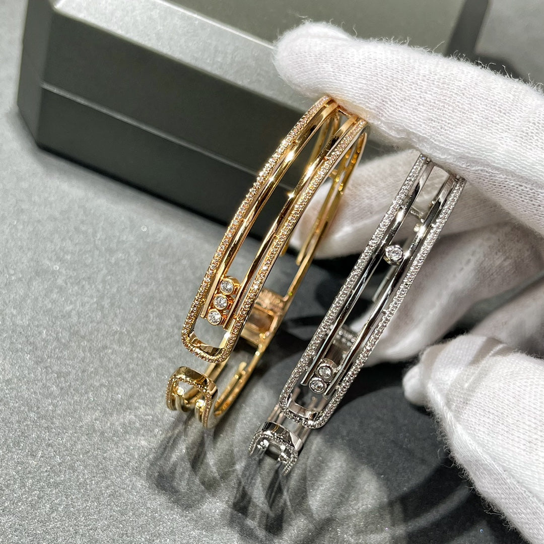 [ECHO]MOVE 10TH PAVED DIAMOND BRACELET
