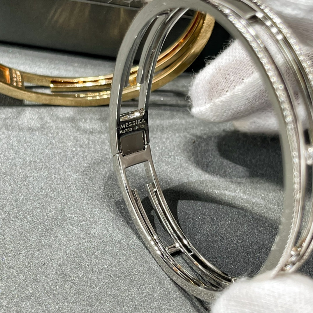 [ECHO]MOVE 10TH PAVED DIAMOND BRACELET