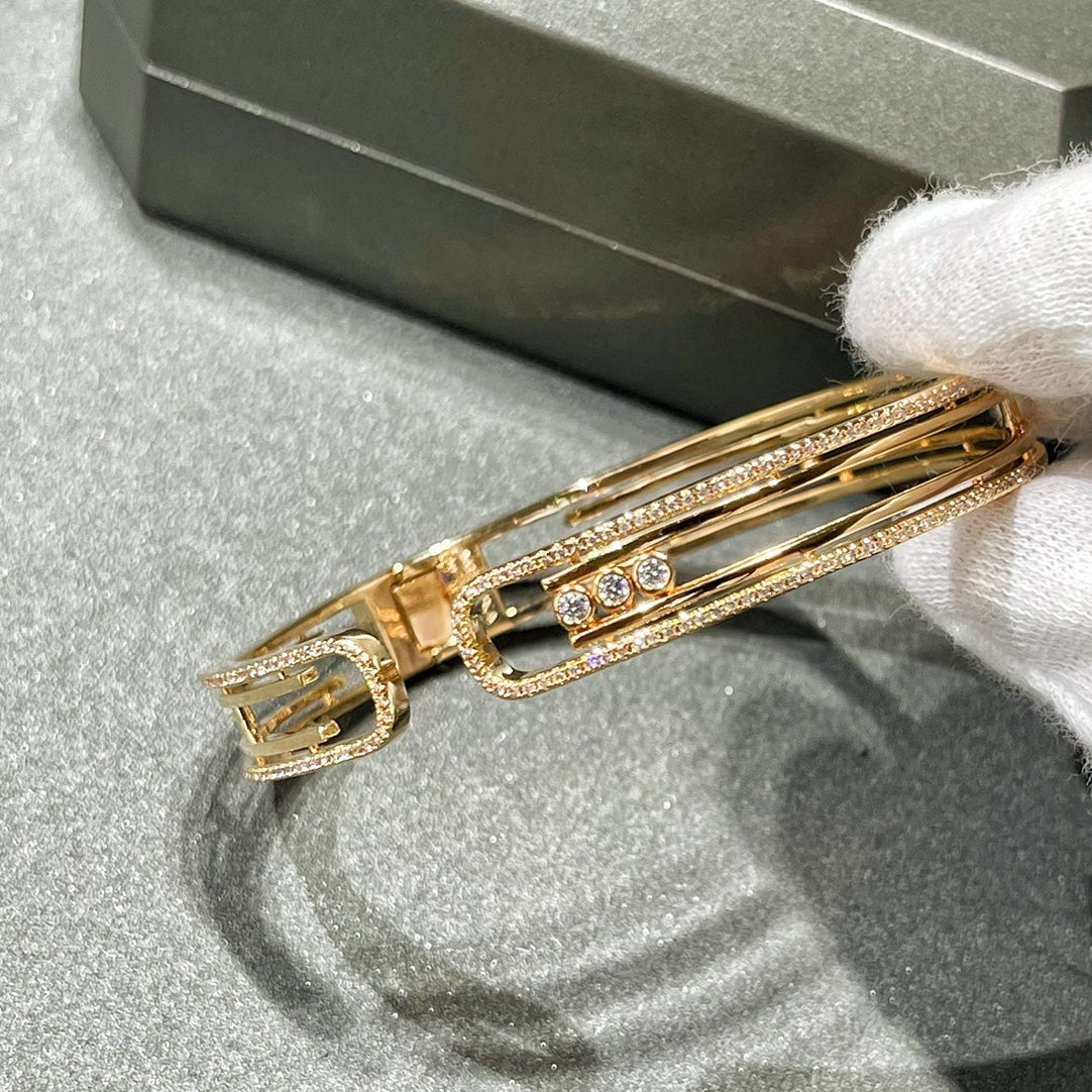 [ECHO]MOVE 10TH PAVED DIAMOND BRACELET