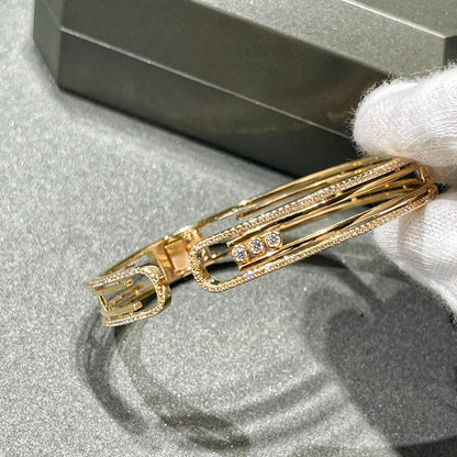 [ECHO]MOVE 10TH PAVED DIAMOND BRACELET