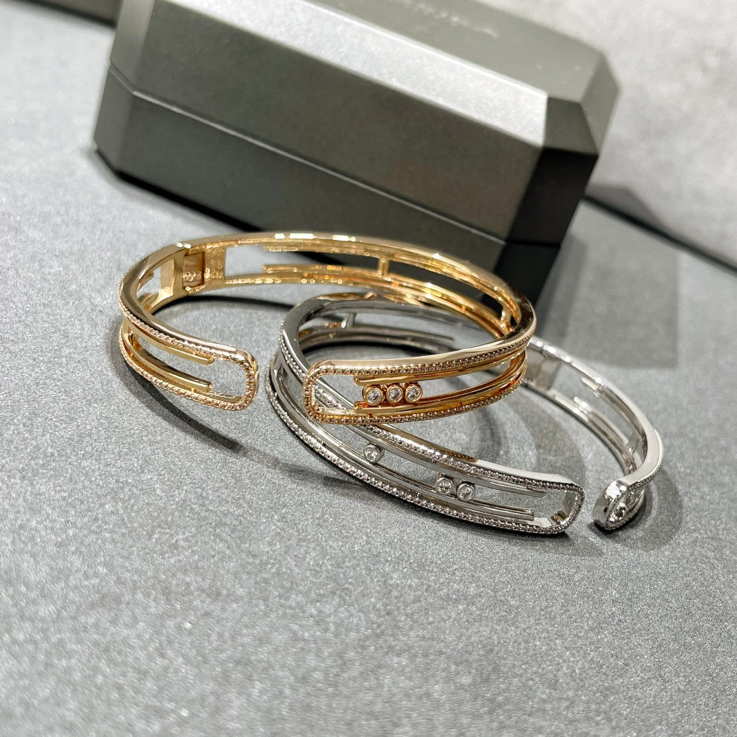 [ECHO]MOVE 10TH PAVED DIAMOND BRACELET
