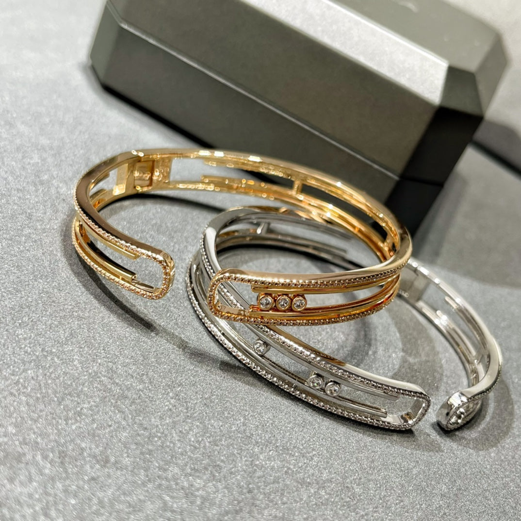 [ECHO]MOVE 10TH PAVED DIAMOND BRACELET