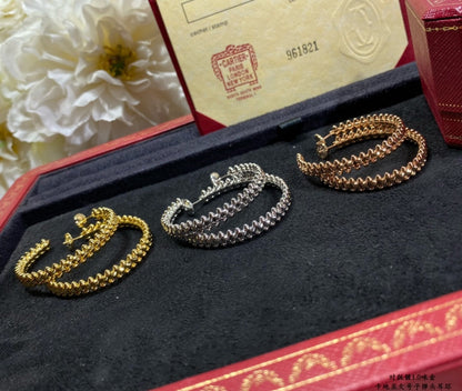 [ECHO ]CLASH LARGE HOOP EARRINGS