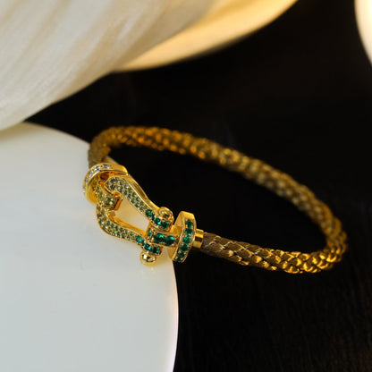 [ECHO ]FORCE 10 GOLD GREEN DIAMOND PAVED
