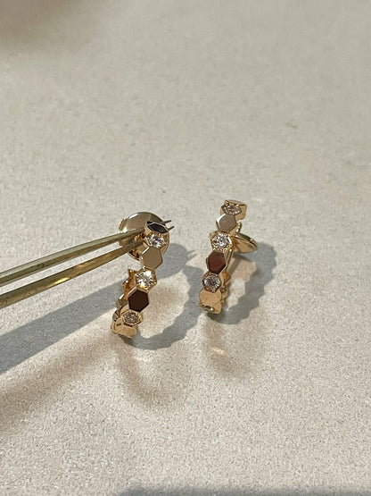 [ECHO ]Hollow Design Four-Leaf Clover Flower Shape Ring