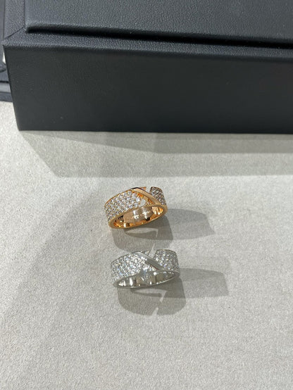 [ECHO ]LIENS EVIDENCE  DIAMOND PAVED RING