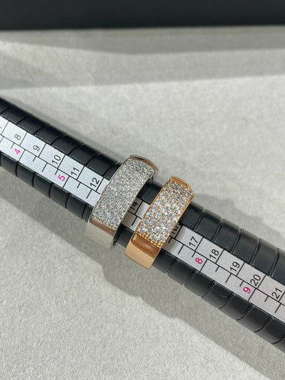 [ECHO ]LIENS EVIDENCE  DIAMOND PAVED RING