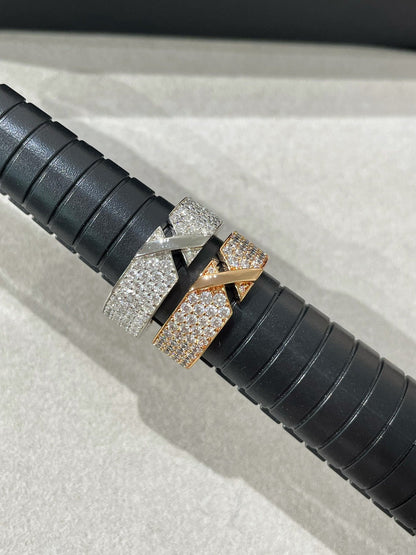 [ECHO ]LIENS EVIDENCE  DIAMOND PAVED RING