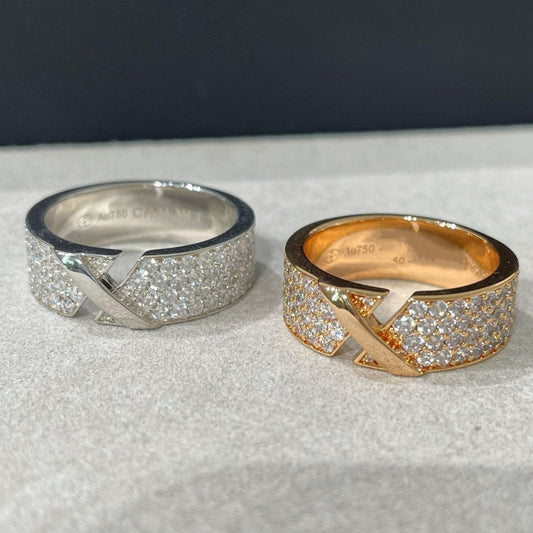 [ECHO ]LIENS EVIDENCE  DIAMOND PAVED RING