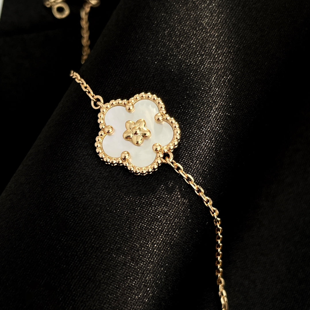 [ECHO ]LUCKY SPRING ROSE GOLD MOP BRACELET
